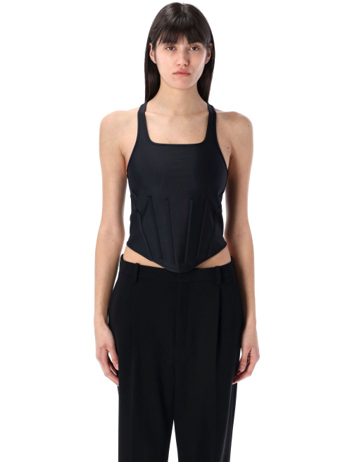 Corseted tank top - Top | Spazio Pritelli