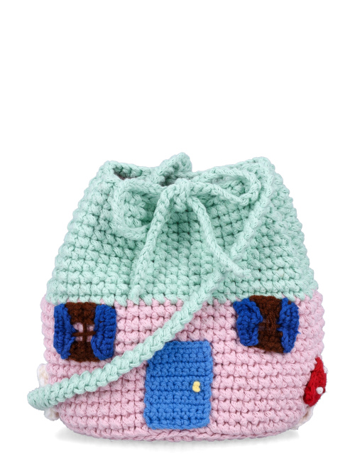 Kid - Toadstool house crocheted crossbody - Kids | Spazio Pritelli