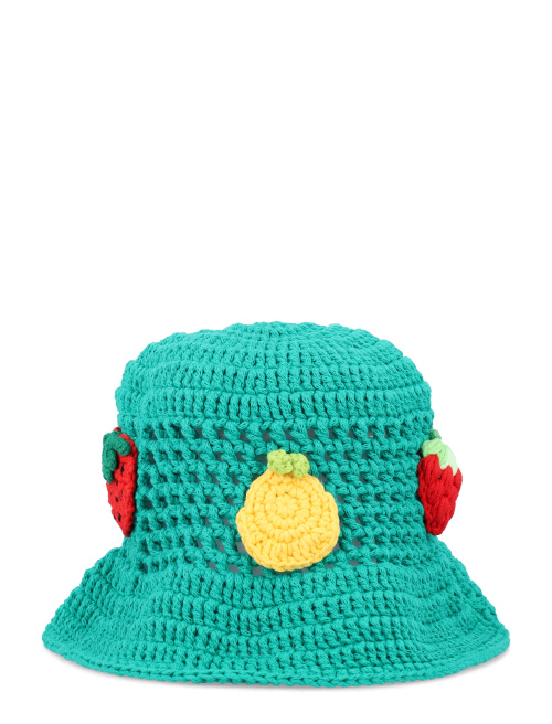 Kid - Berry embroidered crochet bucket hat - STELLA MCCARTNEY KIDS | Spazio Pritelli
