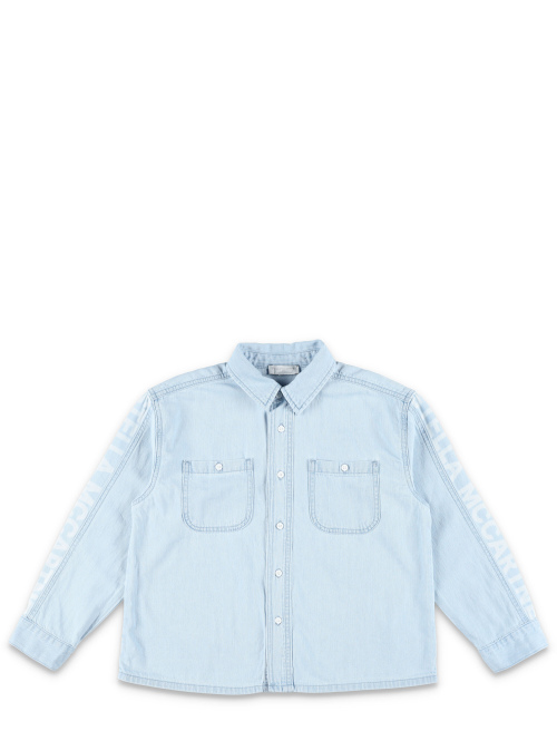 Kid - Branded denim shirt - Boy apparel | Spazio Pritelli
