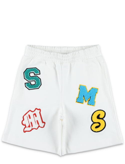 Kid - Brand initials patch sweatshorts - Boy apparel | Spazio Pritelli