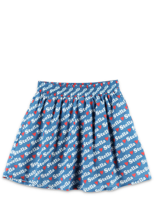 Kid - Lettering logo print skirt - Skirt | Spazio Pritelli