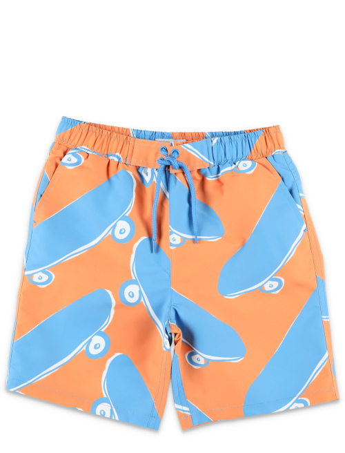 Kid - Skateboard print swim shorts - Boy apparel | Spazio Pritelli