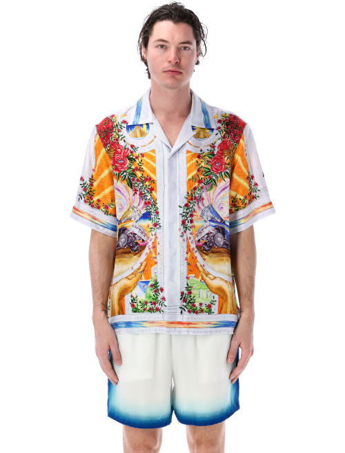 La Tornade De Rose silk shirt - T-shirt | Spazio Pritelli