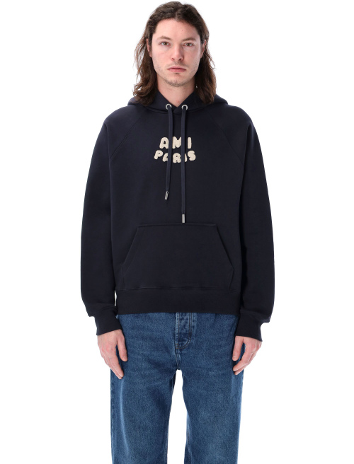 Ami Paris patch hoodie - Fleece | Spazio Pritelli