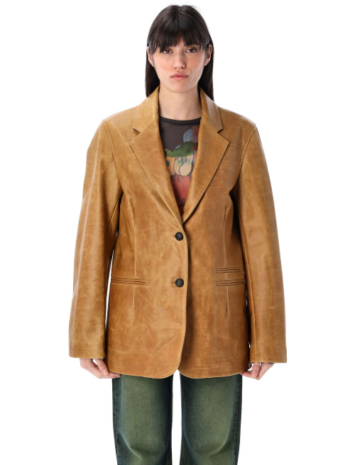 Opening leather blazer - Outerwear | Spazio Pritelli