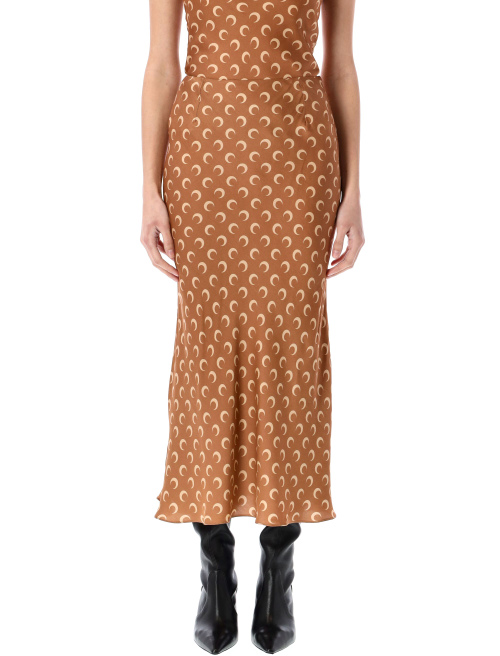 Moon satin midi skirt - Midi skirt | Spazio Pritelli