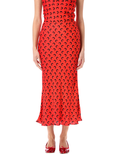 Moon satin midi skirt - Midi skirt | Spazio Pritelli
