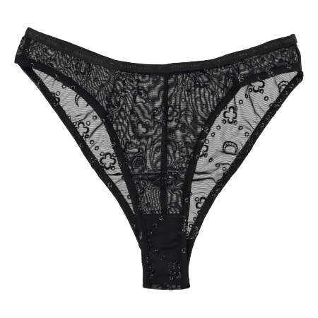 Mesh flock brief glitter - Underwear | Spazio Pritelli