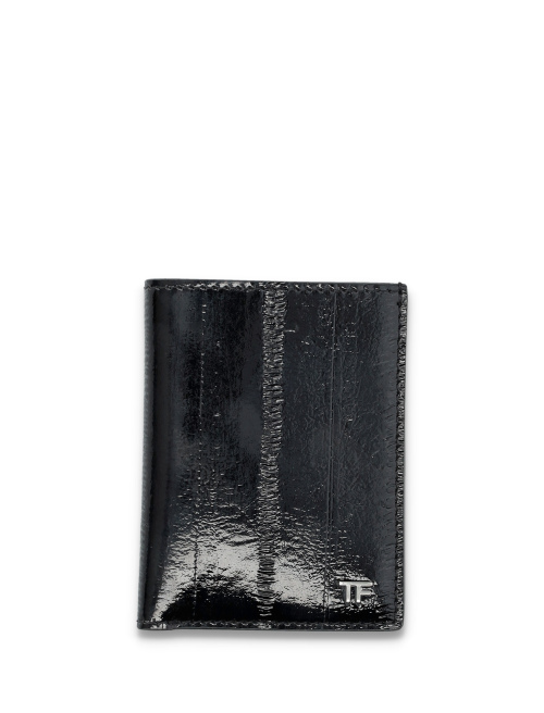 Small ell embossed leather folding cardholder - TOM FORD | Spazio Pritelli