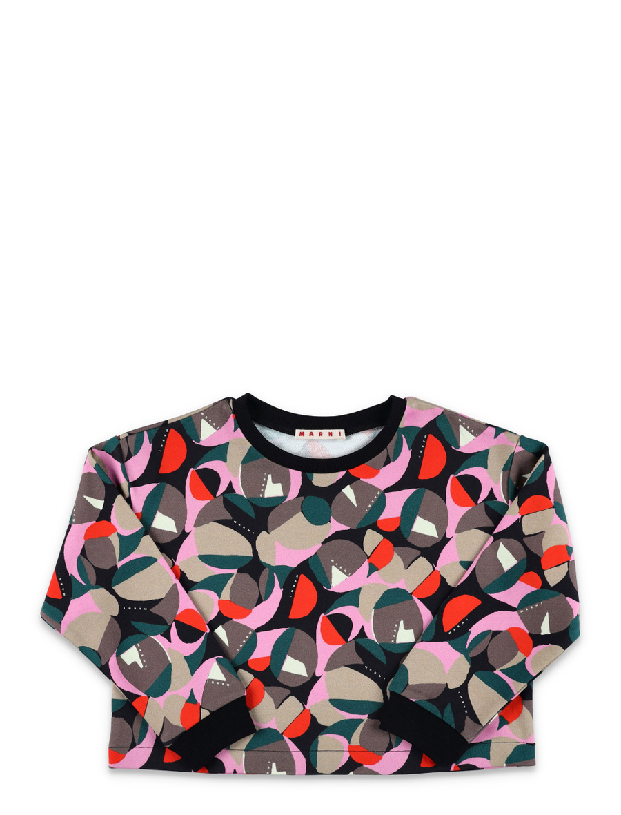 Geometric print sweatshirt - Spazio Pritelli