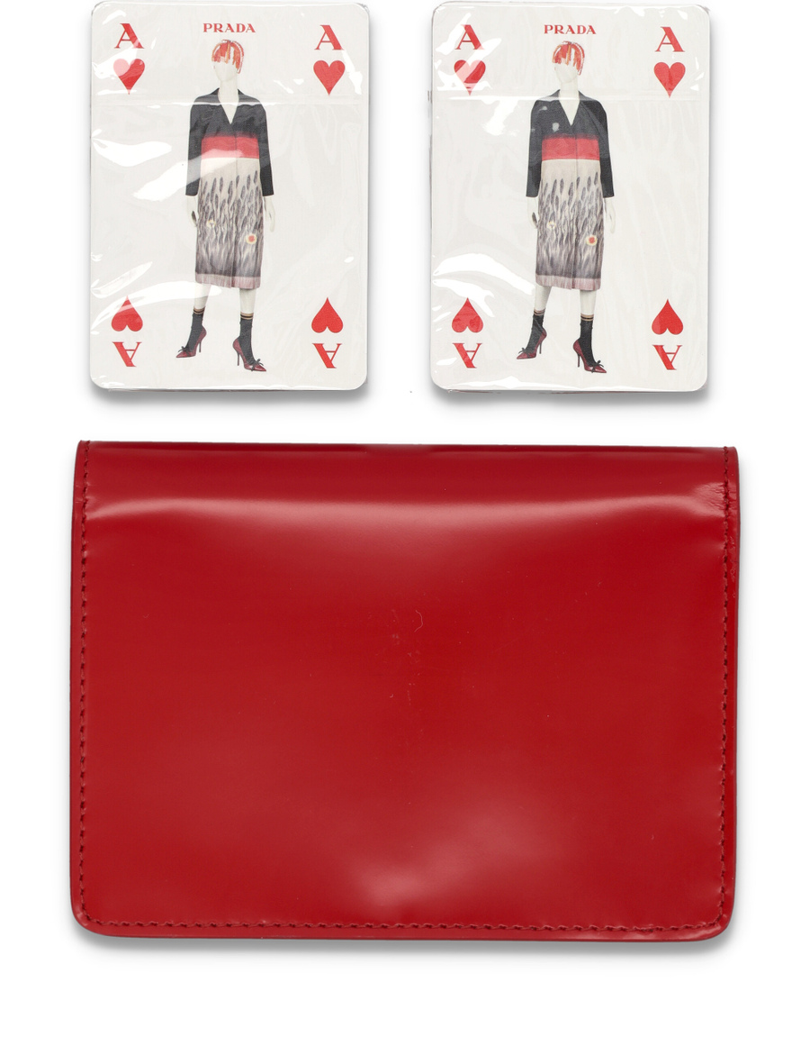 Playing cards with leather case - Spazio Pritelli