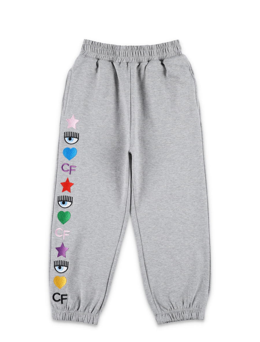 Rainbow embroideries jogging pants - Spazio Pritelli