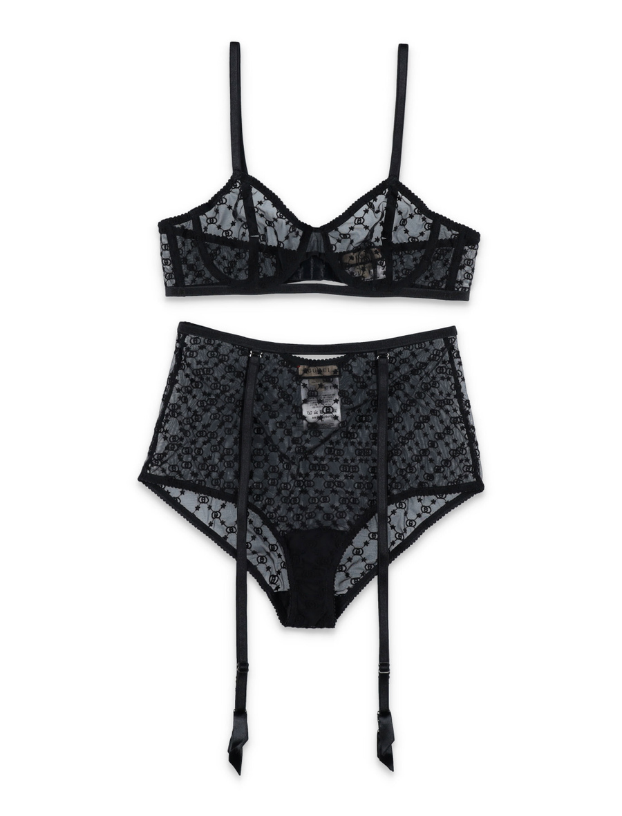 GG star tulle lingerie set - Spazio Pritelli
