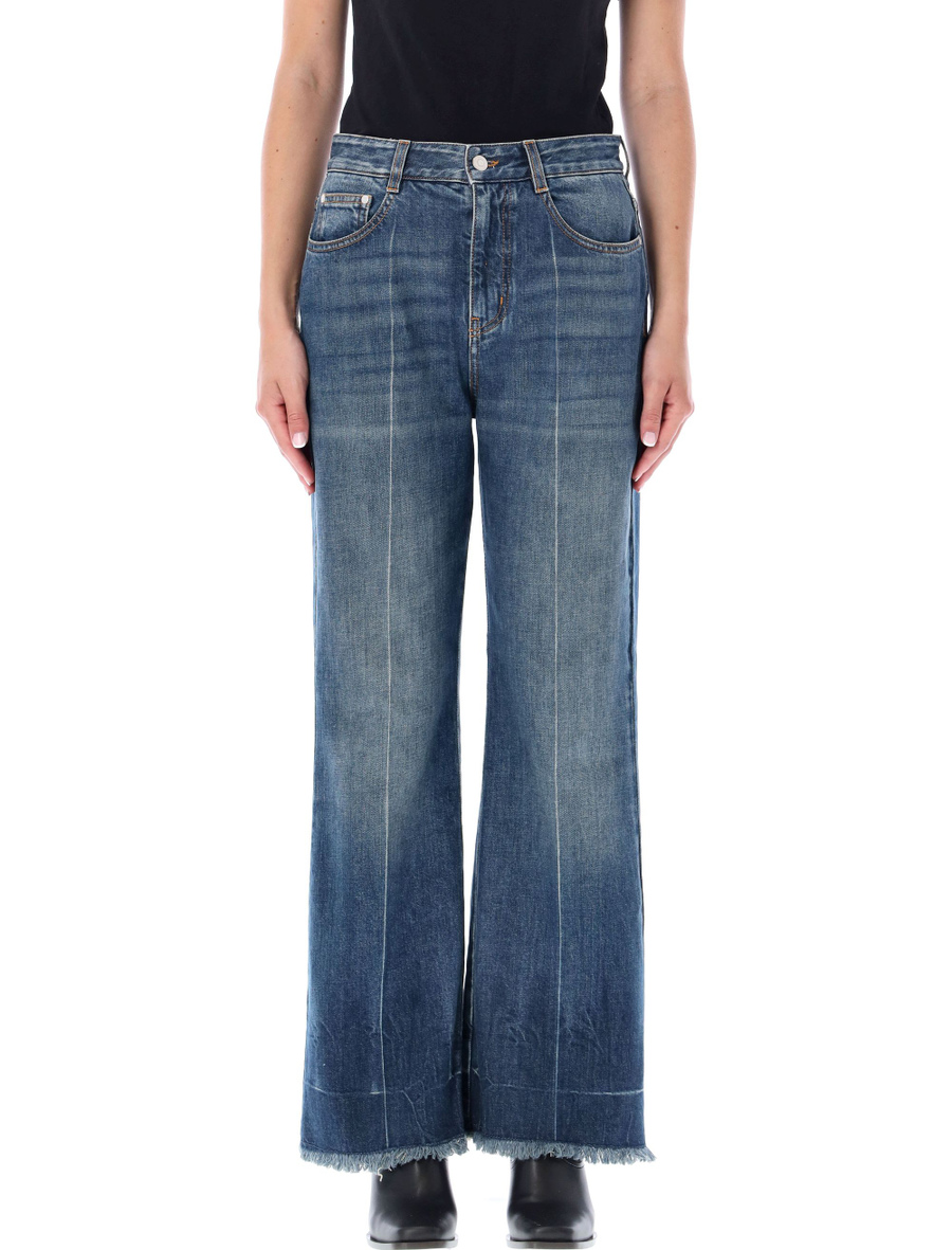 Kick Flare Denim Jeans - Spazio Pritelli