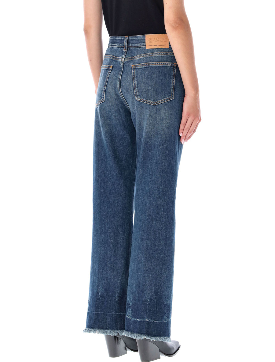 Kick Flare Denim Jeans - Spazio Pritelli
