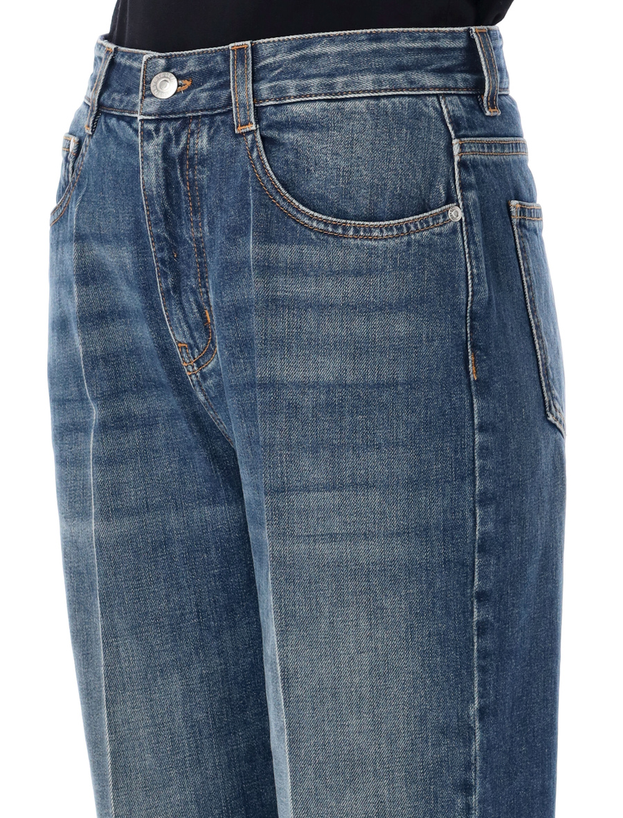 Kick Flare Denim Jeans - Spazio Pritelli