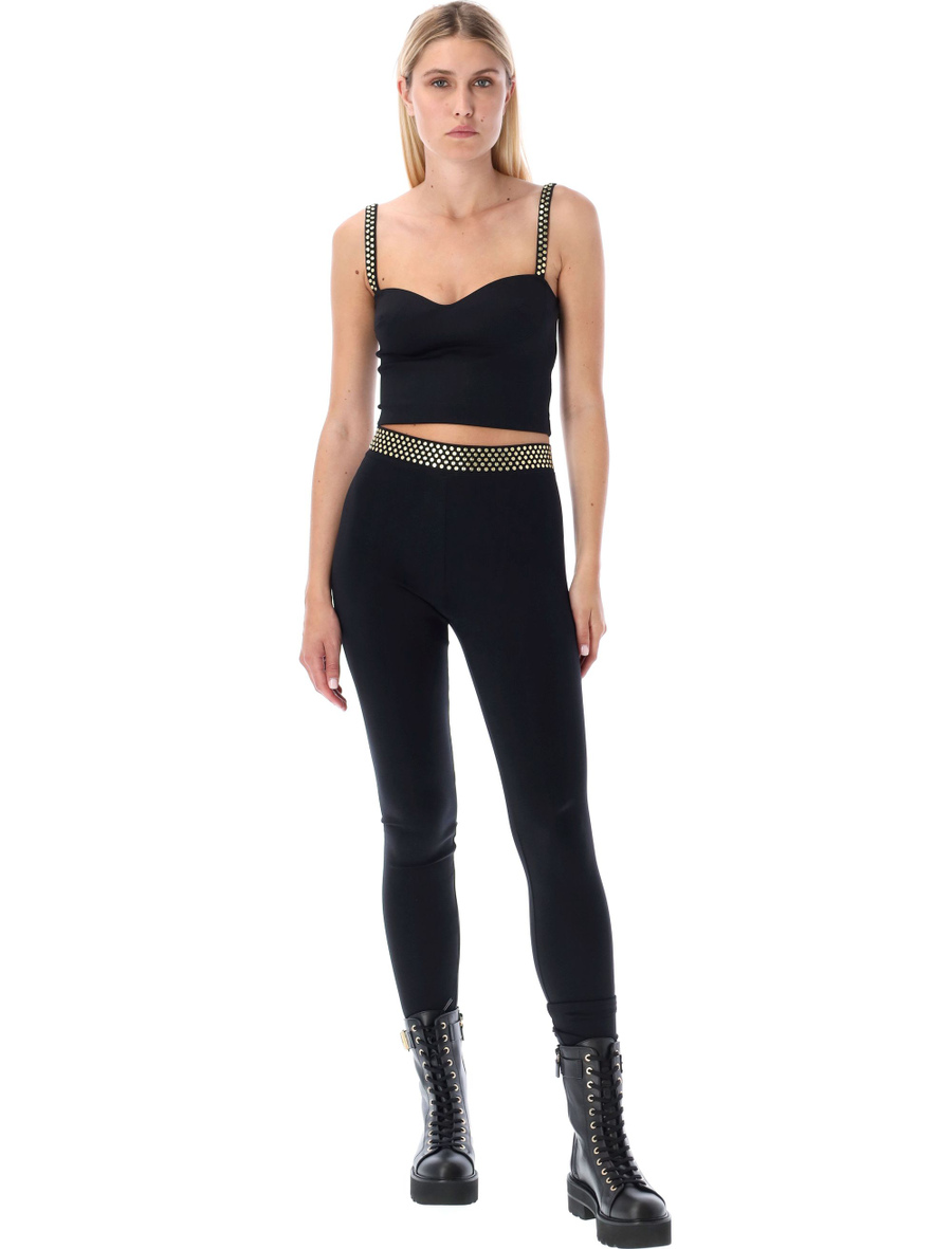 Stud detail scuba top - Spazio Pritelli
