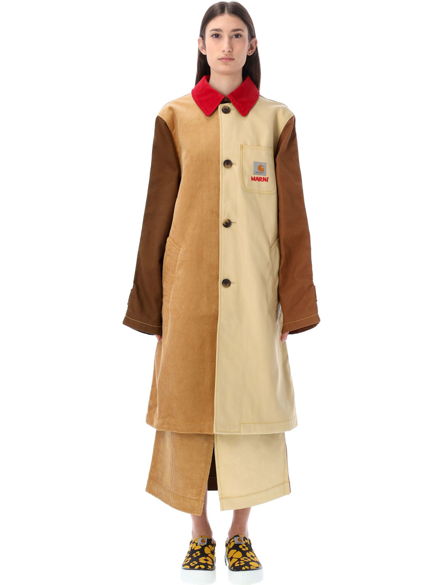 Color block coat - Spazio Pritelli