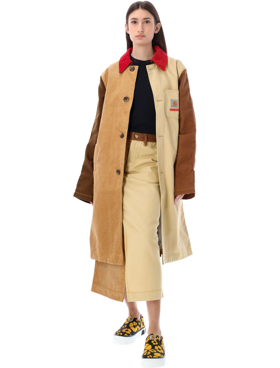 Color block coat - Spazio Pritelli