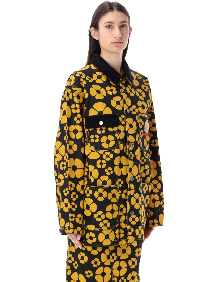 Oversized floral jacket - Spazio Pritelli