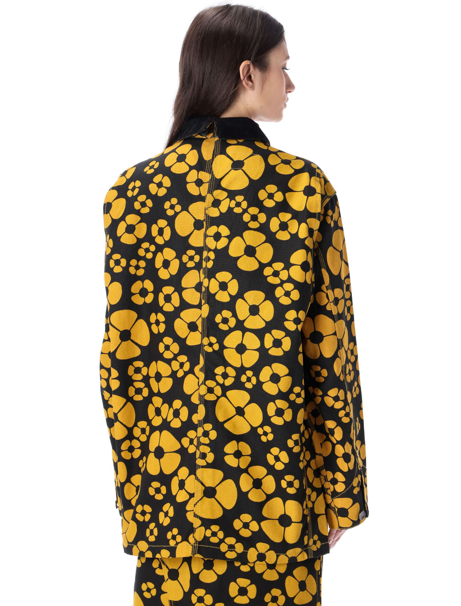 Oversized floral jacket - Spazio Pritelli