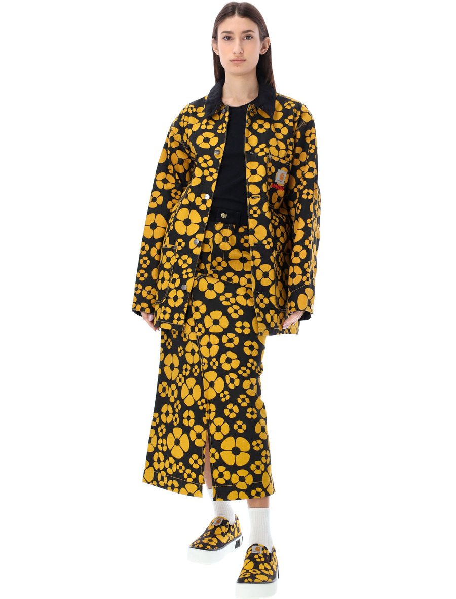 Oversized floral jacket - Spazio Pritelli