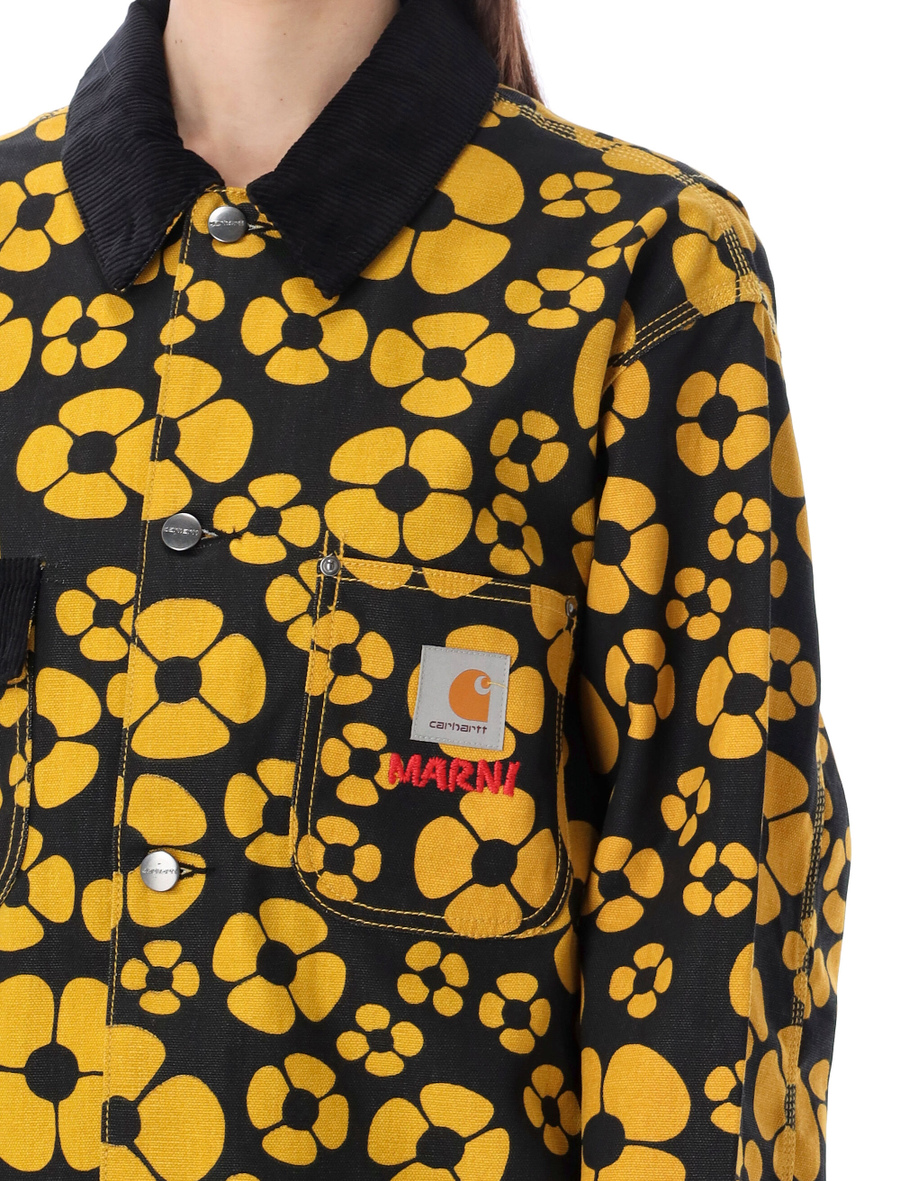 Oversized floral jacket - Spazio Pritelli