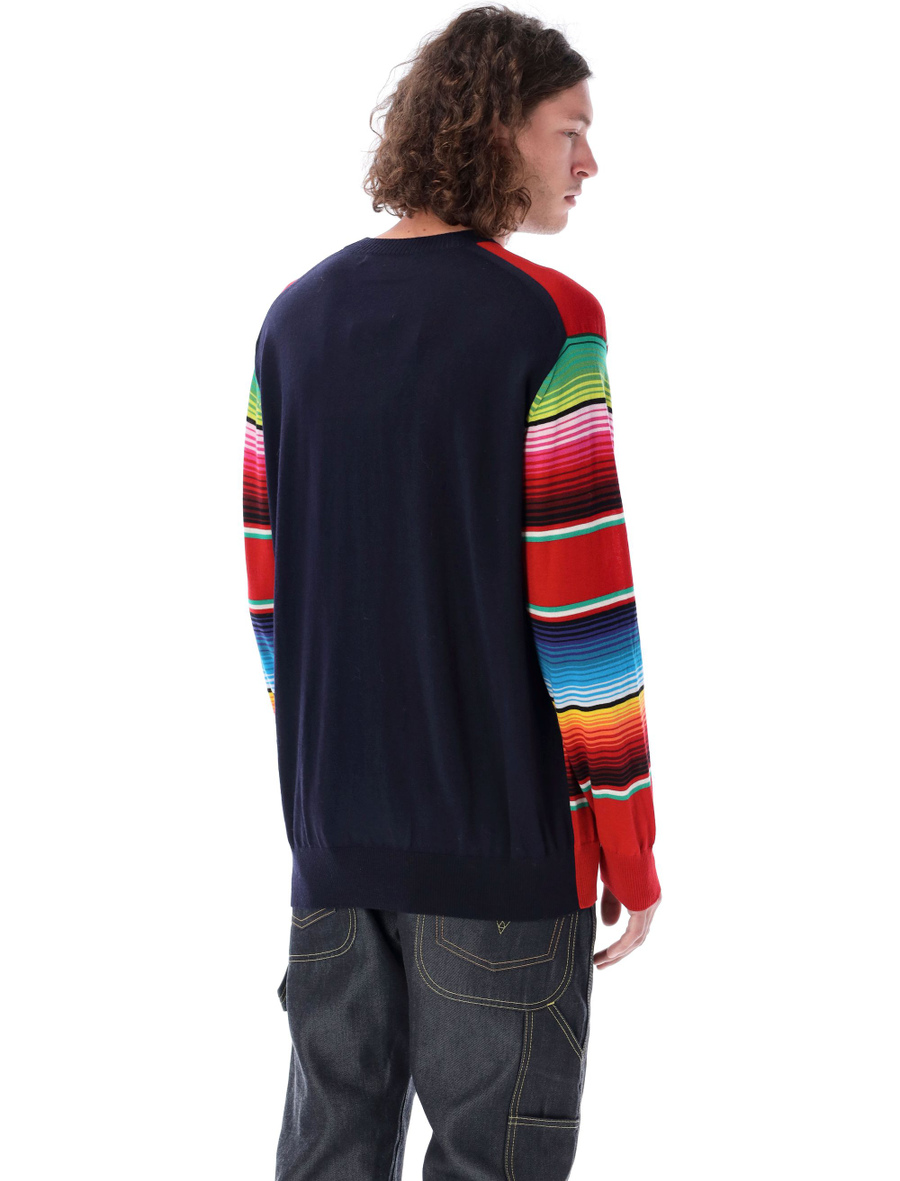 Multicolor stripe pattern sweater - Spazio Pritelli