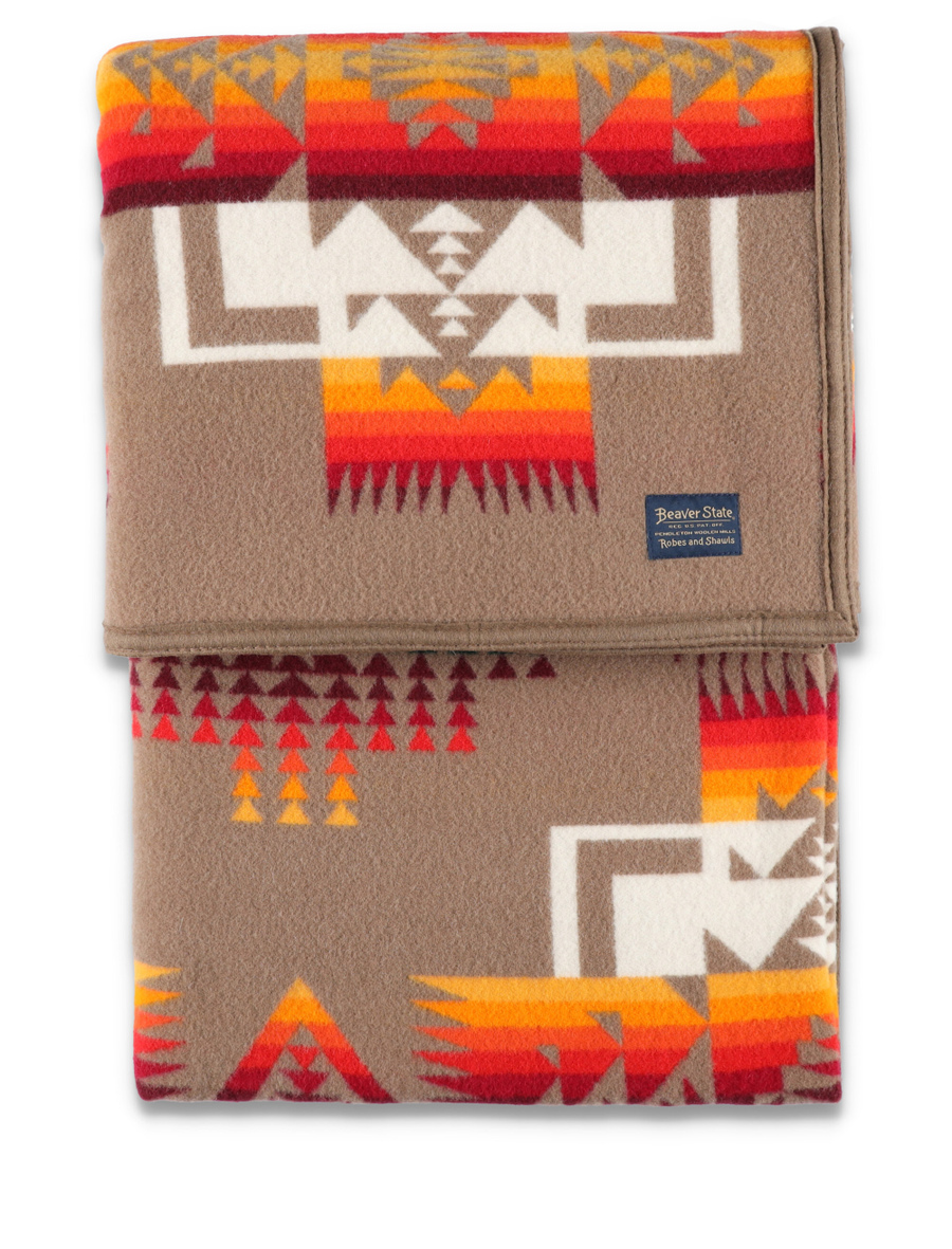 Chief Joseph blanket, color KHAKI | Spazio Pritelli Official Website
