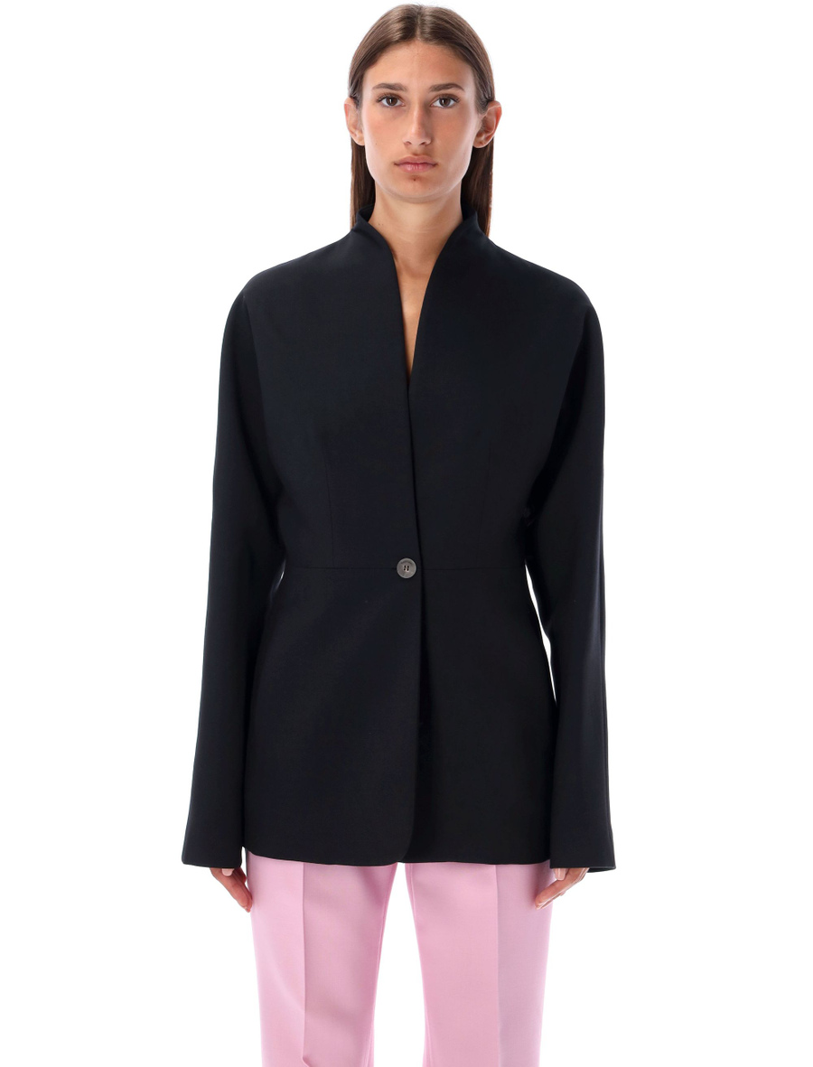 Collarless blazer - Spazio Pritelli