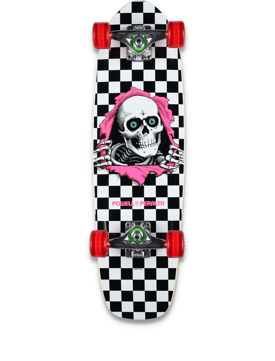 Powell Peralta Sidewalk Surfer Checker Ripper Birch Complete Skateboard - Spazio Pritelli