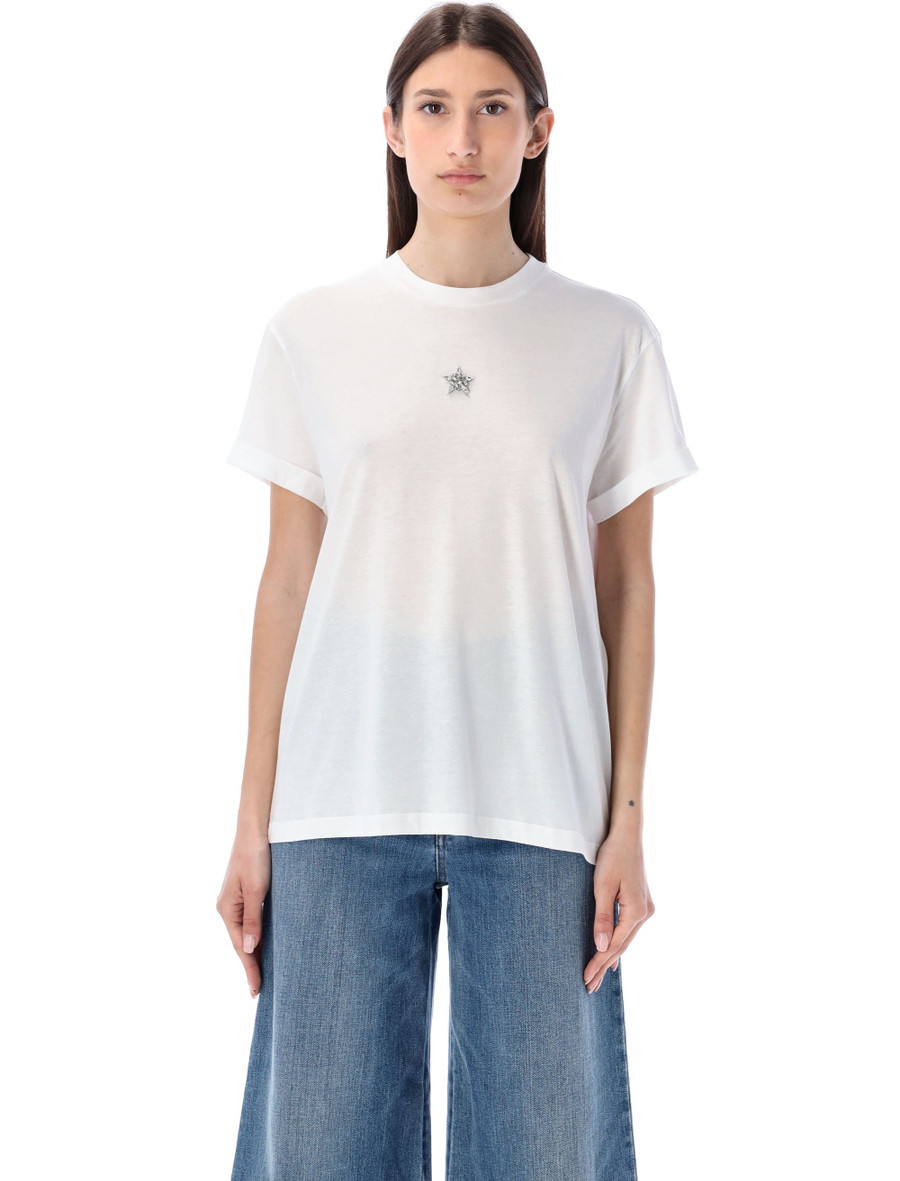Diamanté star T-shirt - Spazio Pritelli