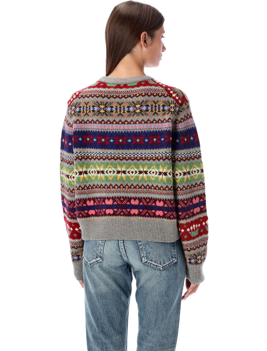 Knit multicolored sweater - Spazio Pritelli