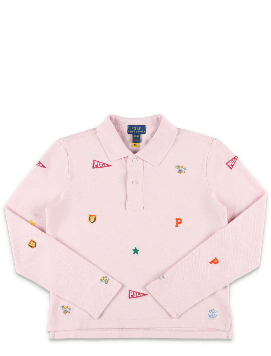 Long sleeves horses polo shirt - Spazio Pritelli