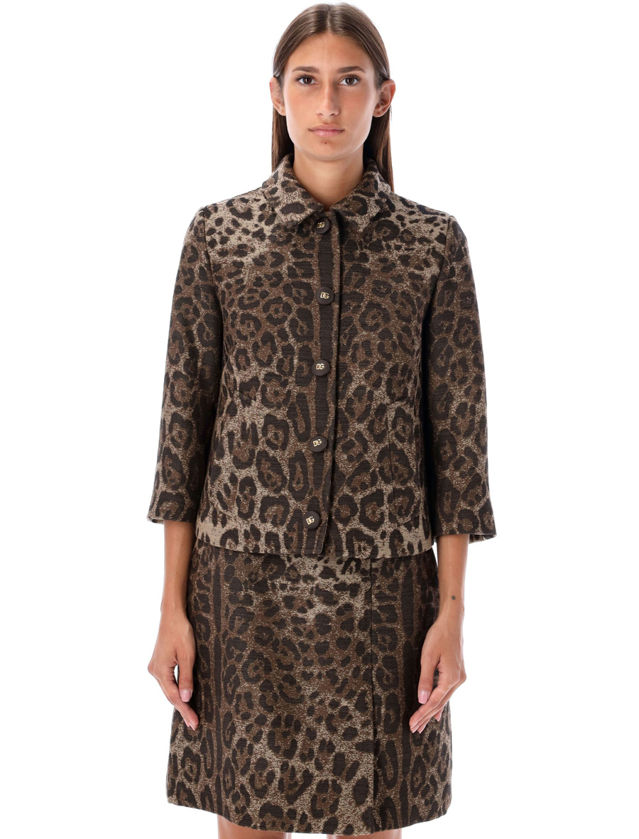 Leopard formal jacket - Spazio Pritelli