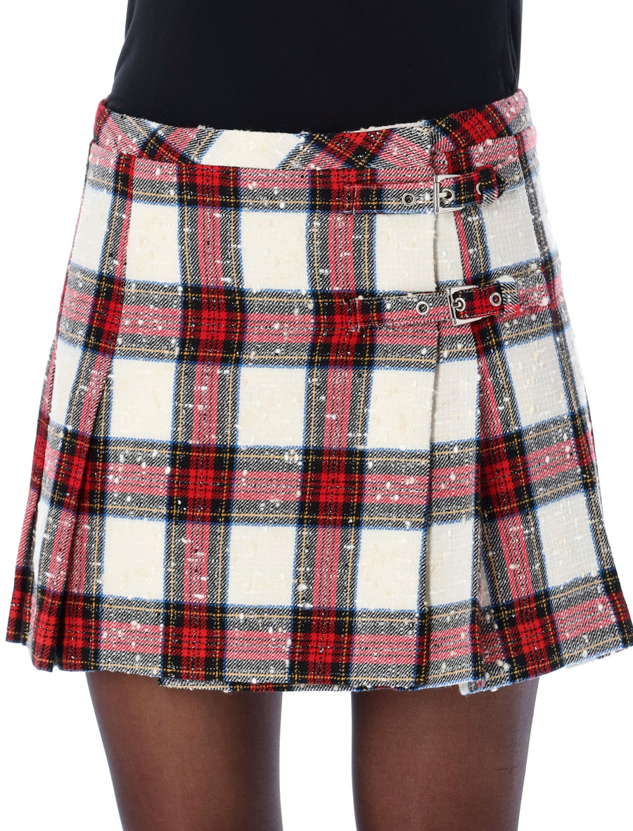 Mini kilt lurex skirt - Spazio Pritelli