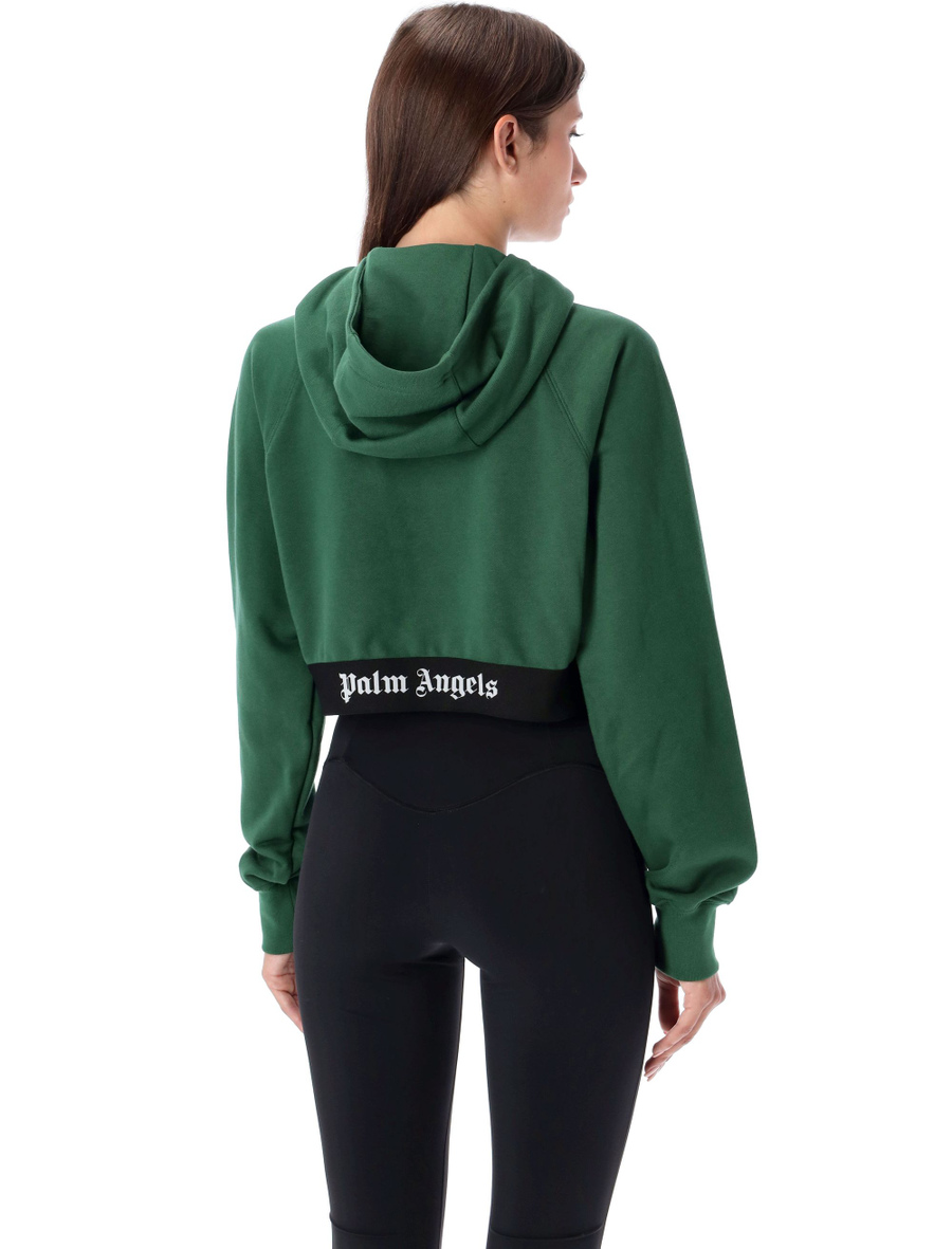 Logo tape zipped hoodie - Spazio Pritelli
