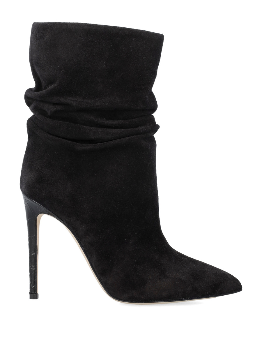 Black slouchy ankle boots hotsell