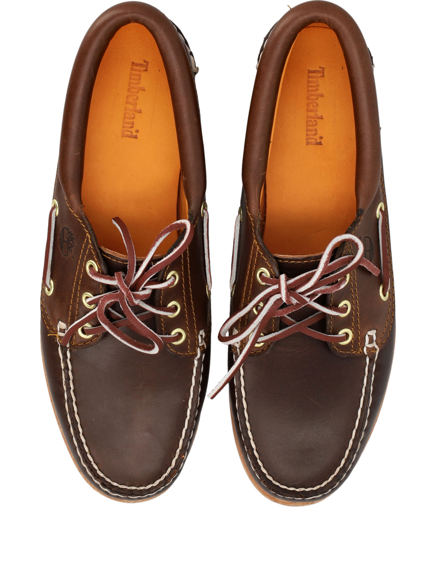 Noreen boat loafers color BROWN Spazio Pritelli Official Website