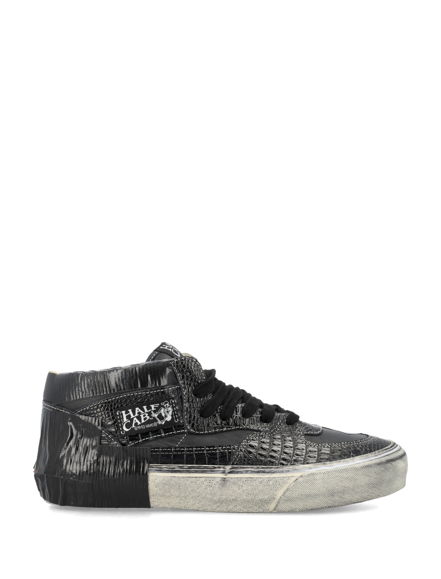 Half Cab Ef VI mid top sneakers color BLACK Spazio Pritelli Official Website