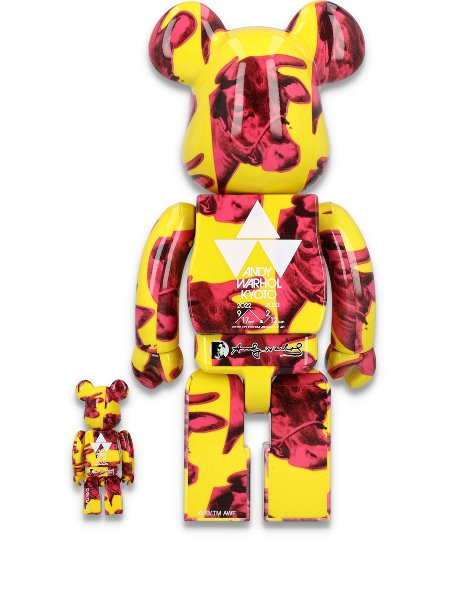 400% Be@rbrick Andy Warhol cow wallpaper - Spazio Pritelli