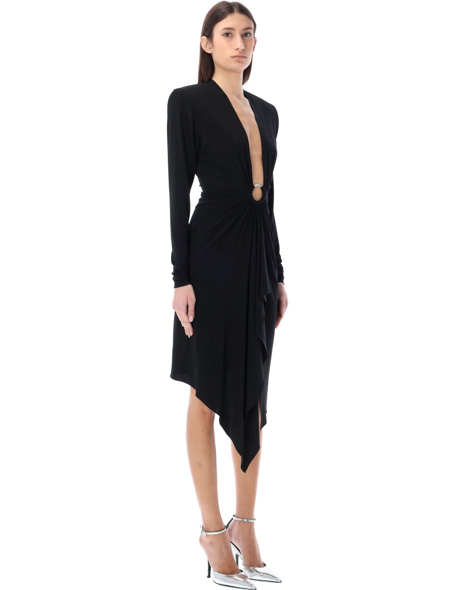 V-neck mini dress - Spazio Pritelli