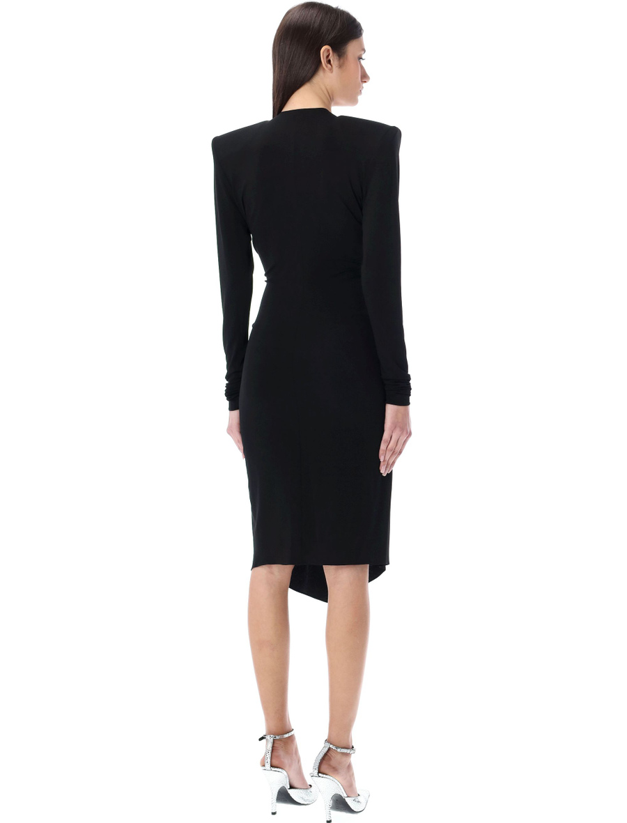V-neck mini dress - Spazio Pritelli
