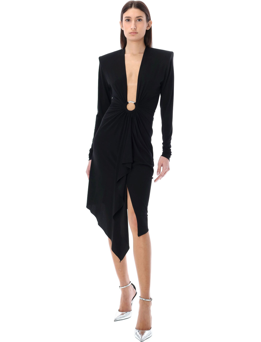 V-neck mini dress - Spazio Pritelli