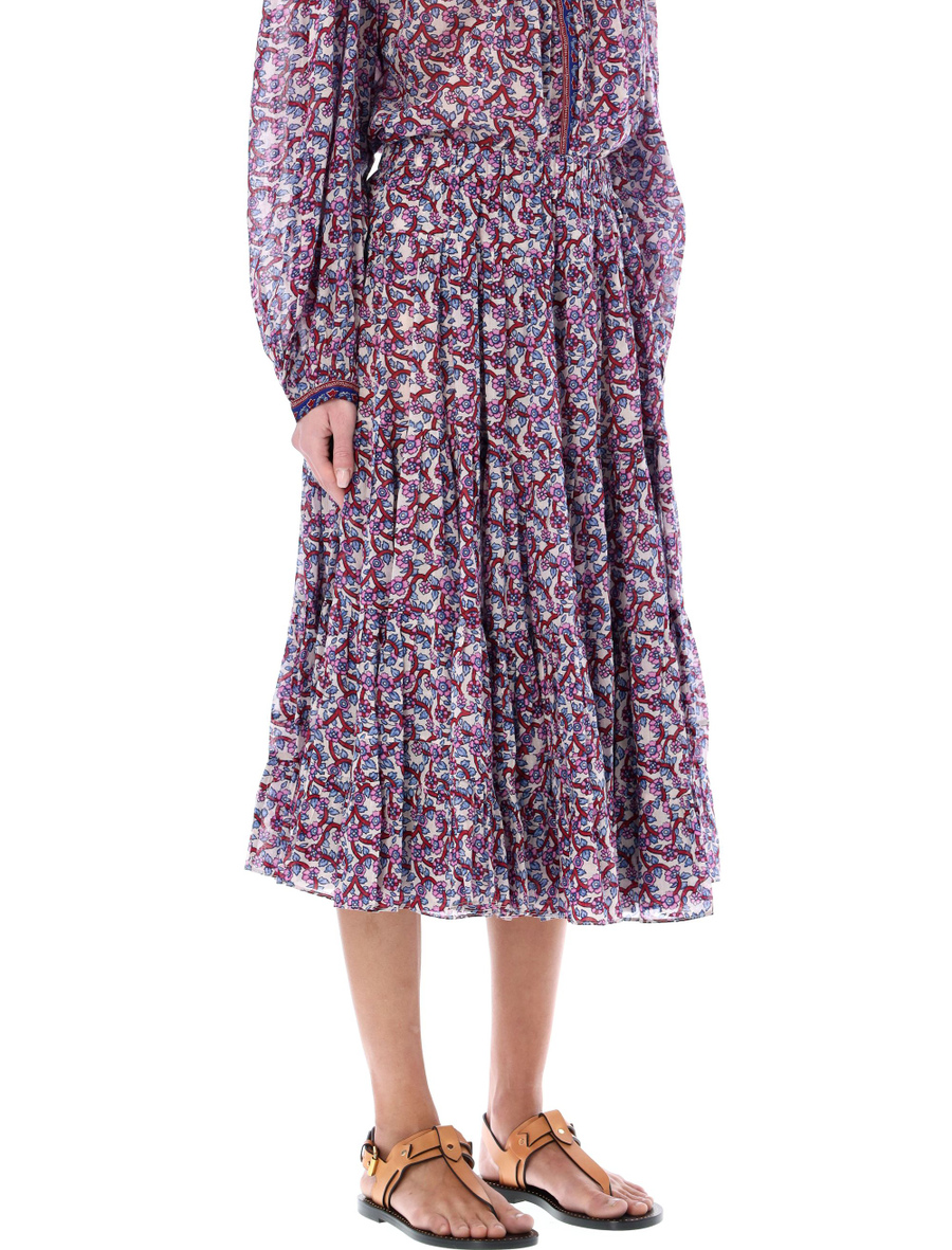 Elfa midi skirt - Spazio Pritelli