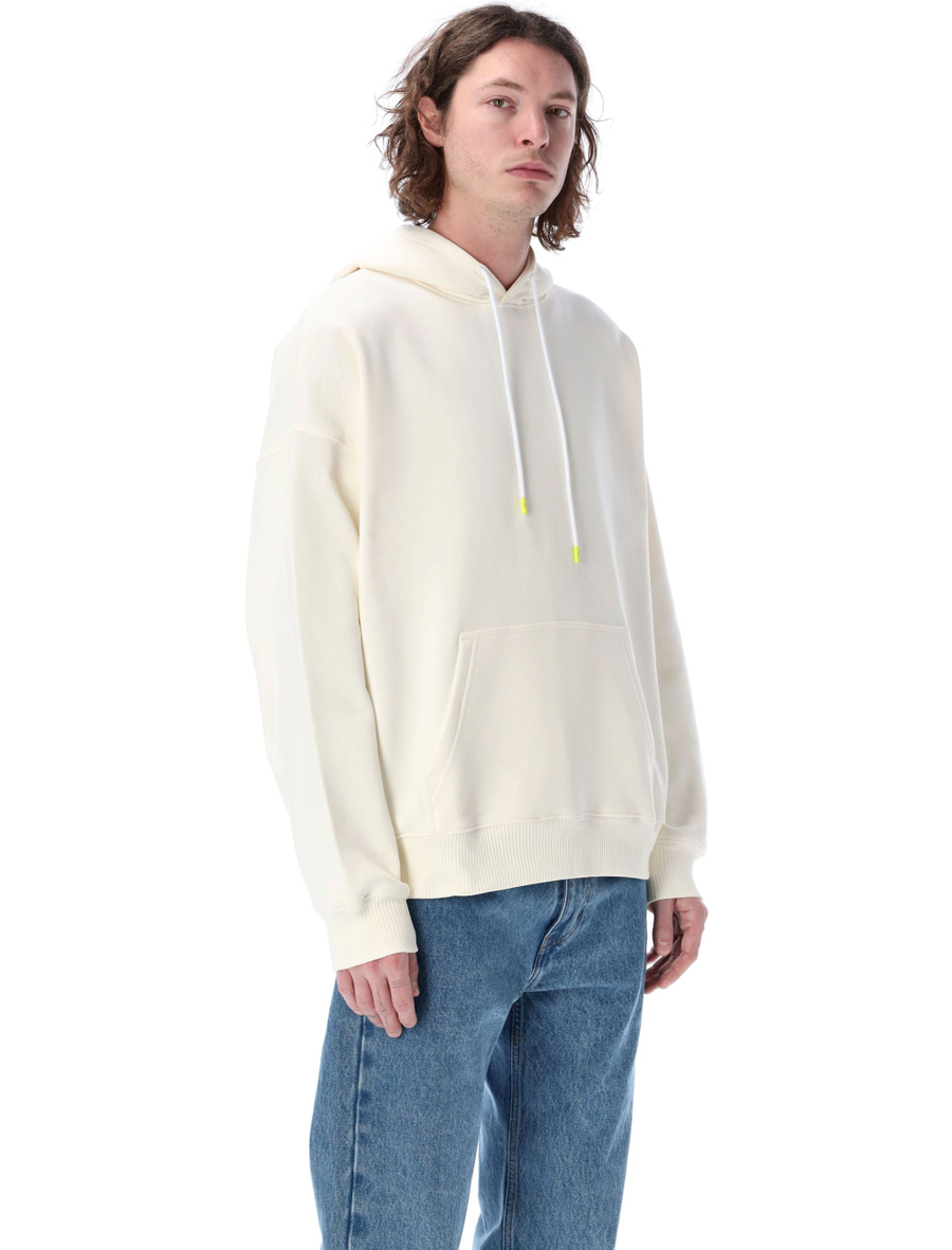 Hoodie with graphic patch at back - Spazio Pritelli