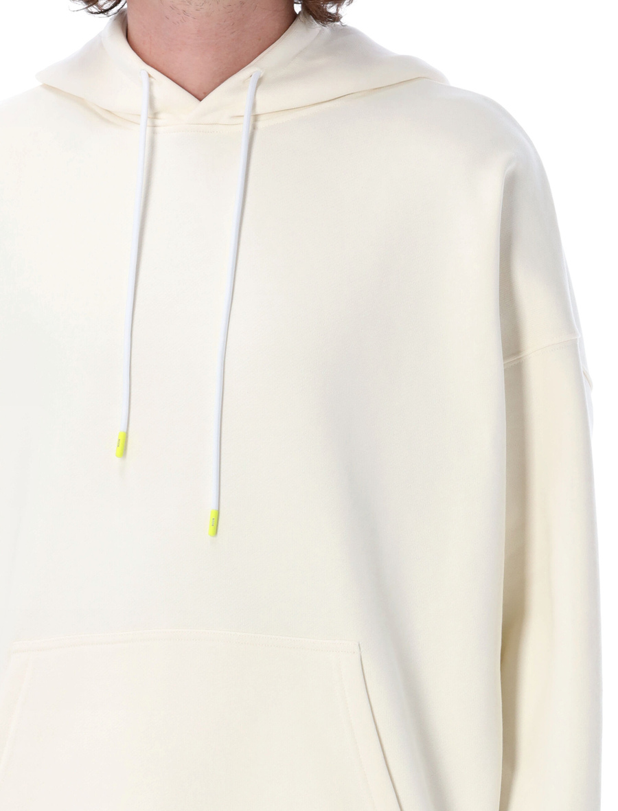 Hoodie with graphic patch at back - Spazio Pritelli