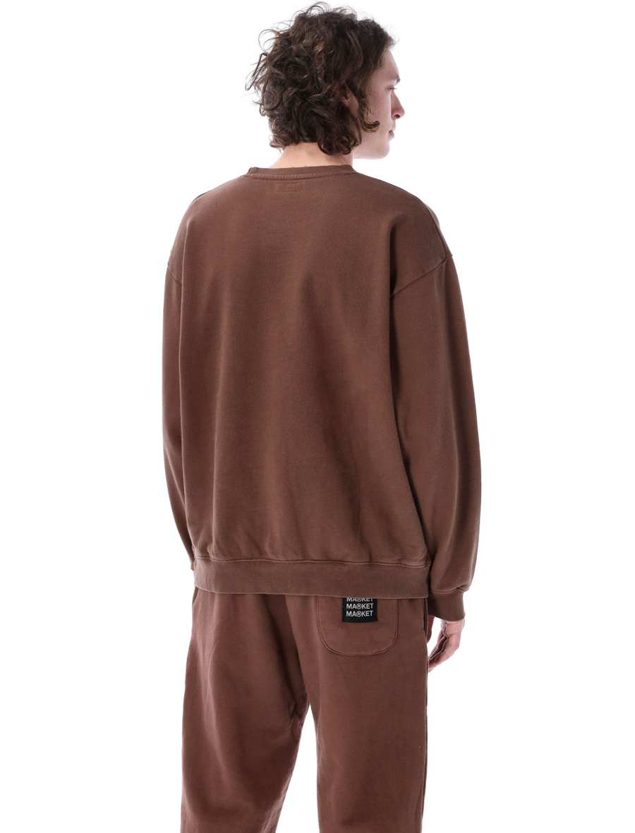 Vintage wash crewneck sweatshirt - Spazio Pritelli