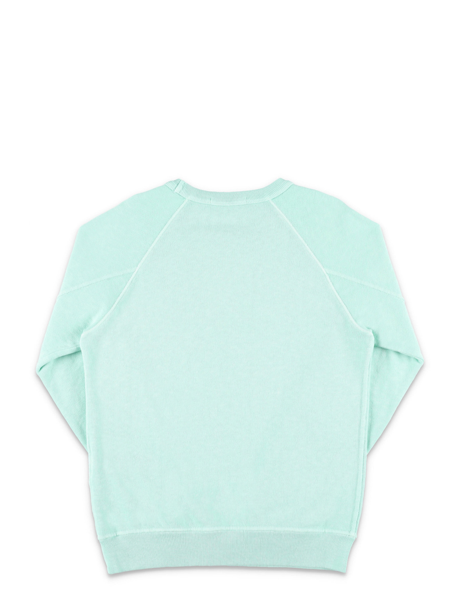 Malfile fleece garment dye crewneck - Spazio Pritelli